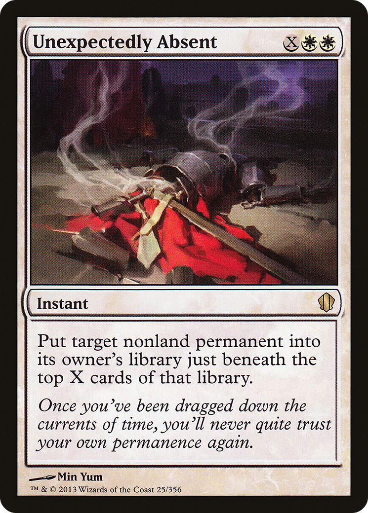 Unexpectedly Absent (C13-025) [Commander 2013] MTG Single Wizards of the Coast