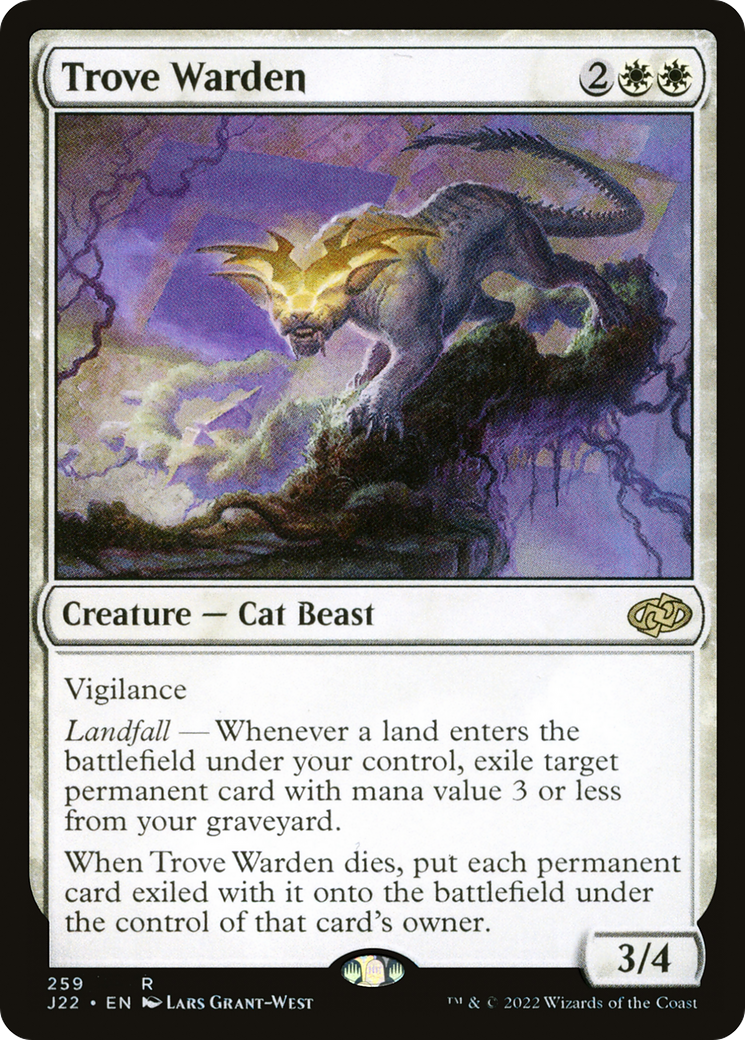 Trove Warden (J22-259) [Jumpstart 2022] MTG Single Wizards of the Coast