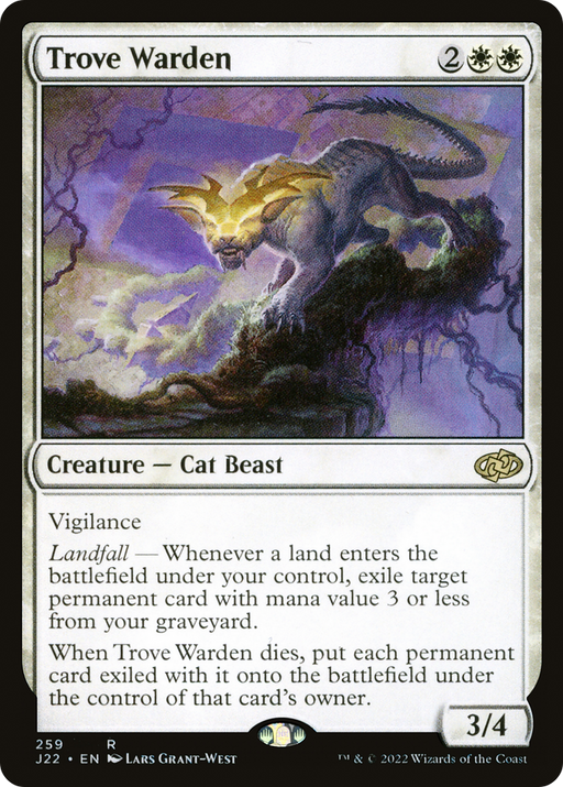Trove Warden (J22-259) [Jumpstart 2022] MTG Single Wizards of the Coast