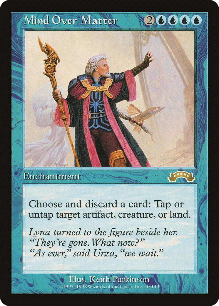 Mind Over Matter (EXO-040) [Exodus] MTG Single Wizards of the Coast
