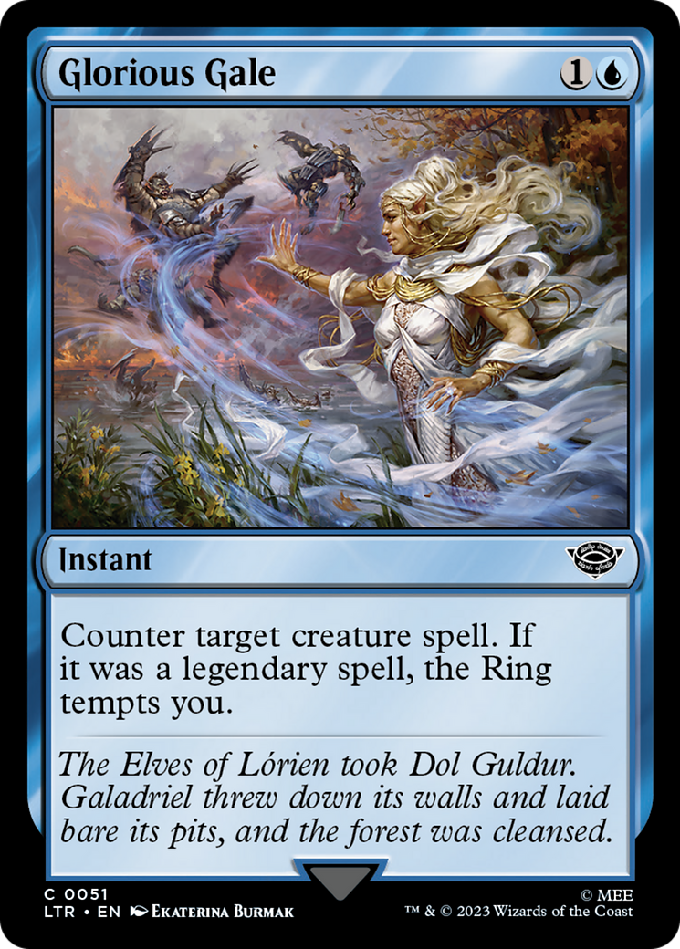 Glorious Gale (LTR-051) [The Lord of the Rings: Tales of Middle-earth] MTG Single Wizards of the Coast