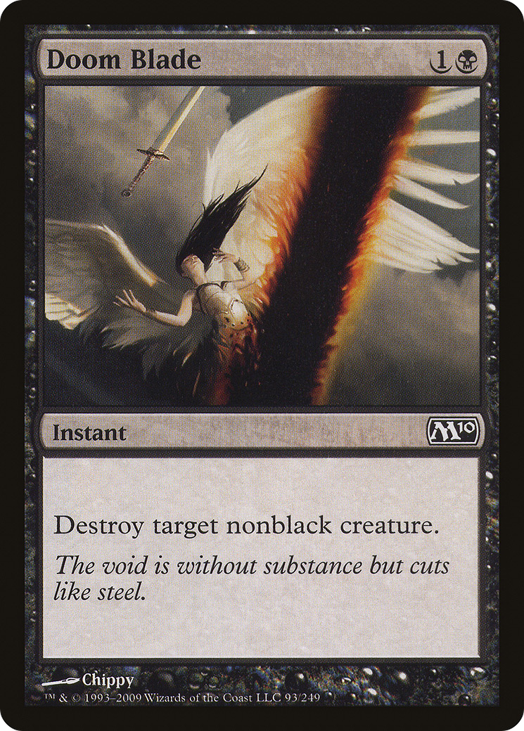 Doom Blade [Magic 2010] MTG Single Magic: The Gathering