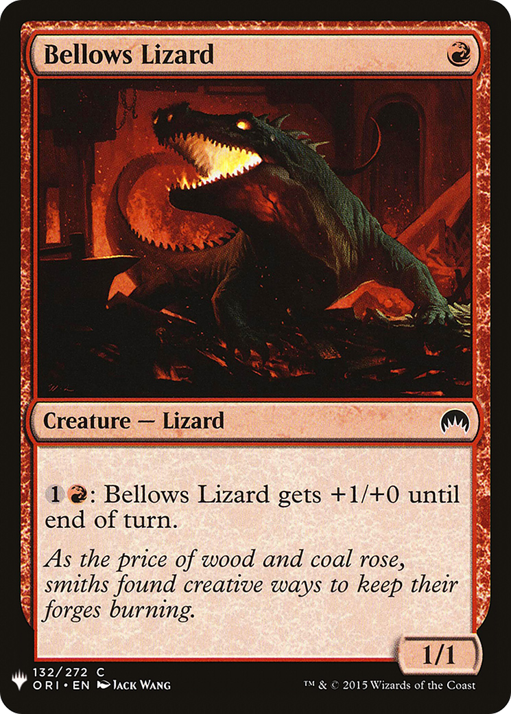 Bellows Lizard (LIST-ORI-132) [Mystery Booster] The List MTG Single Wizards of the Coast