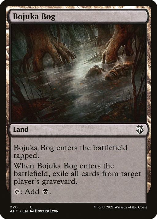 Bojuka Bog (AFC-226) [Forgotten Realms Commander] MTG Single Wizards of the Coast