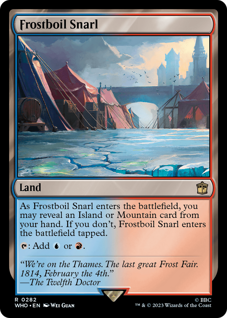 Frostboil Snarl (WHO-282) [Doctor Who] Foil MTG Single Wizards of the Coast