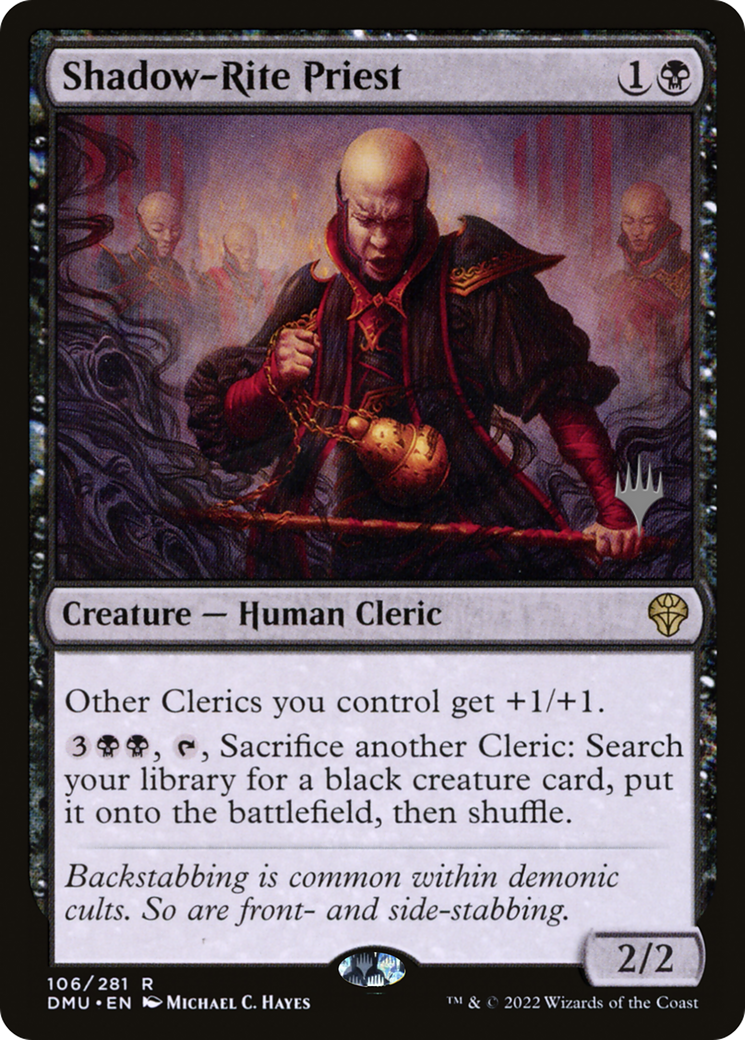 Shadow-Rite Priest (PPDMU-106) [Dominaria United Promos] MTG Single Wizards of the Coast