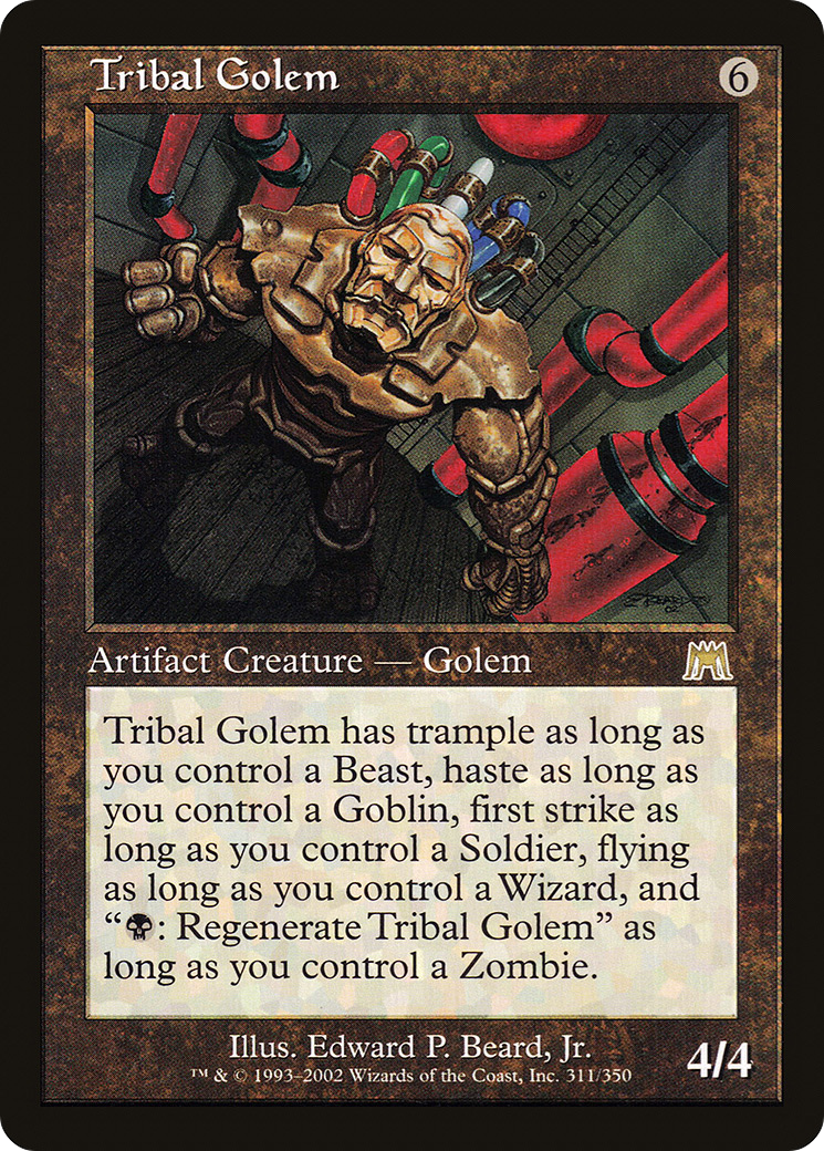 Tribal Golem (ONS-311) [Onslaught] MTG Single Wizards of the Coast