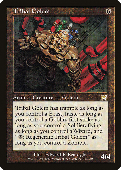 Tribal Golem (ONS-311) [Onslaught] MTG Single Wizards of the Coast