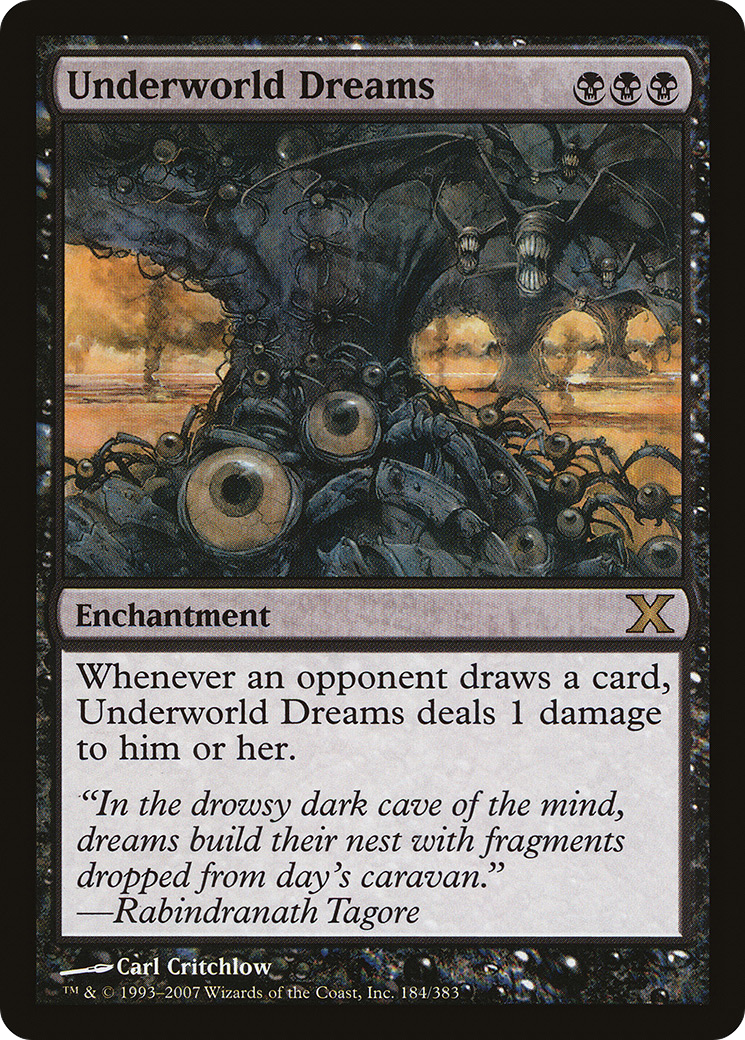 Underworld Dreams (10E-184) [Tenth Edition] Foil MTG Single Wizards of the Coast