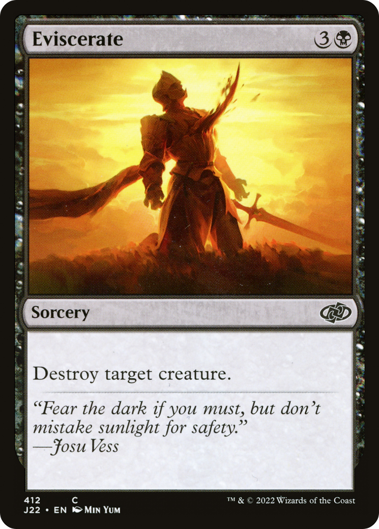 Eviscerate (J22-412) [Jumpstart 2022] MTG Single Wizards of the Coast