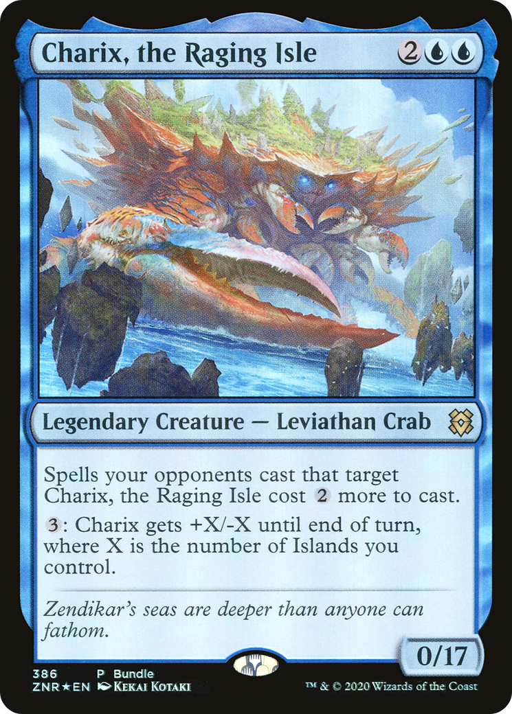 Charix, the Raging Isle (ZNR Bundle) (UMP-386) [Zendikar Rising] Foil MTG Single Wizards of the Coast