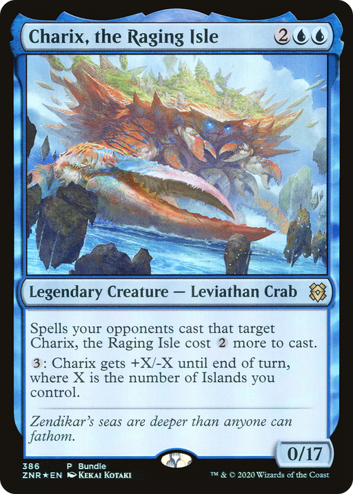 Charix, the Raging Isle (ZNR Bundle) (UMP-386) [Zendikar Rising] Foil MTG Single Wizards of the Coast