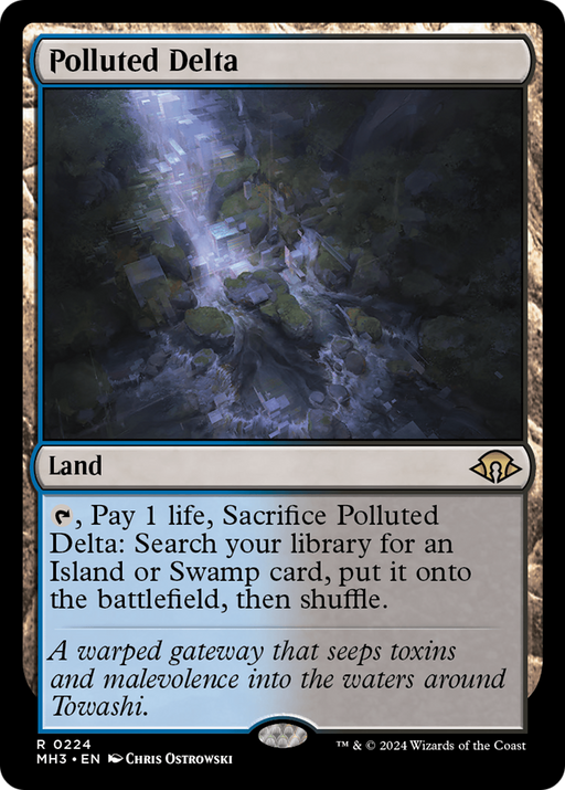 Polluted Delta (MH3-224) [Modern Horizons 3] Foil MTG Single Modern Horizons 3