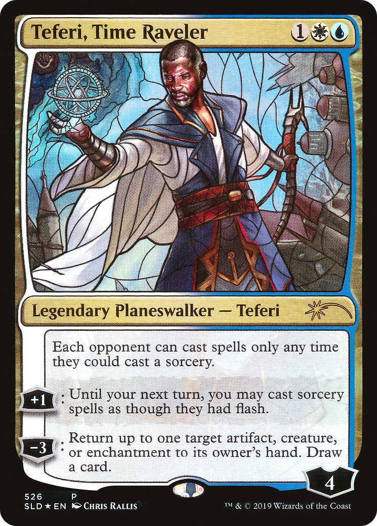 Teferi, Time Raveler (SLD-526) [Secret Lair] Drop Foil MTG Single Wizards of the Coast