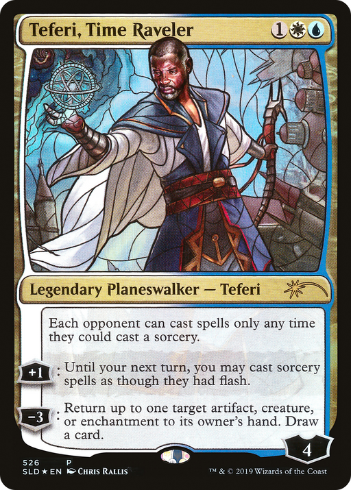 Teferi, Time Raveler (SLD-526) [Secret Lair] Drop Foil MTG Single Wizards of the Coast