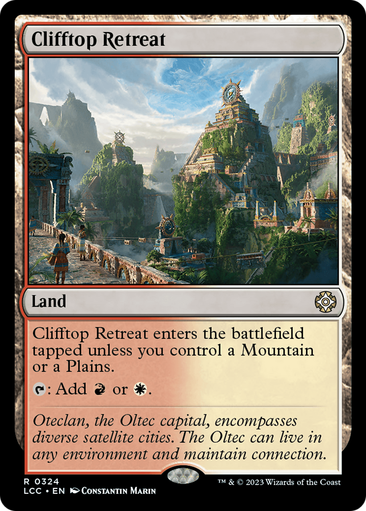 Clifftop Retreat (LCC-324) [The Lost Caverns of Ixalan Commander] MTG Single Wizards of the Coast