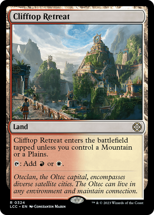 Clifftop Retreat (LCC-324) [The Lost Caverns of Ixalan Commander] MTG Single Wizards of the Coast