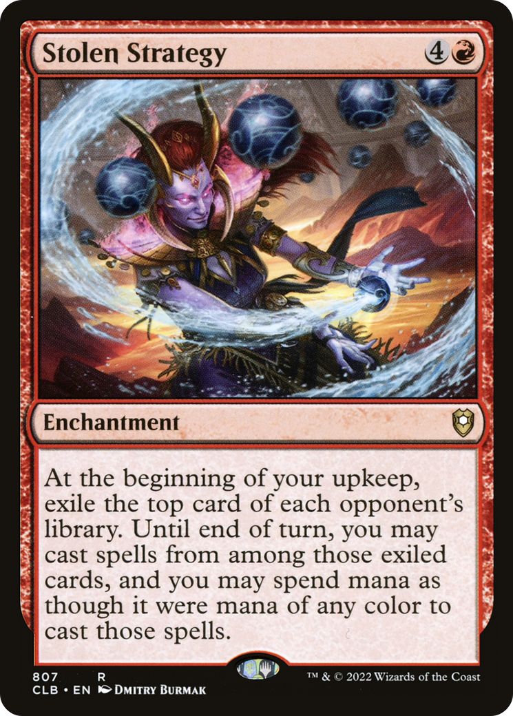 Stolen Strategy (CLB-807) [Commander Legends: Battle for Baldur's Gate] MTG Single Wizards of the Coast