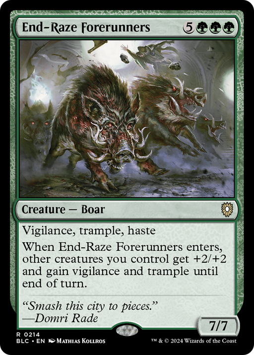 End-Raze Forerunners (BLC-214) [Bloomburrow Commander] MTG Single Wizards of the Coast