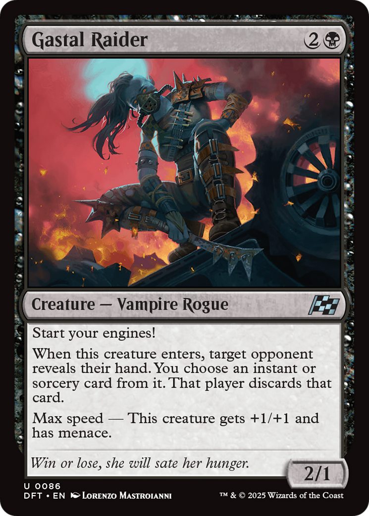 Gastal Raider (DFT-086) [Aetherdrift] Foil MTG Single Wizards of the Coast
