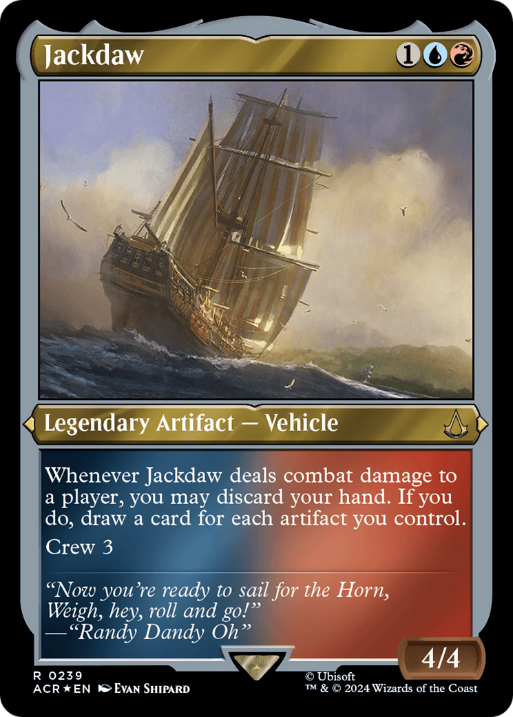 Jackdaw (ACR-239) [Assassin's Creed] Etched Foil MTG Single Wizards of the Coast