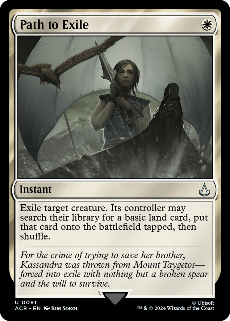 Path to Exile (ACR-081) [Assassin's Creed] Foil MTG Single Wizards of the Coast