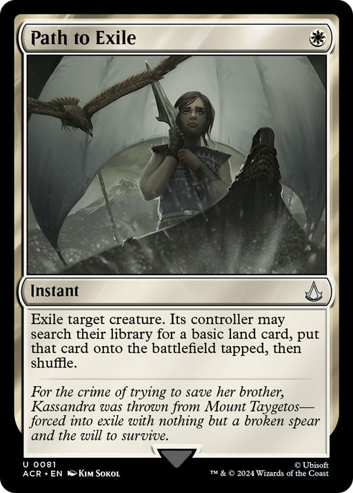 Path to Exile (ACR-081) [Assassin's Creed] Foil MTG Single Wizards of the Coast