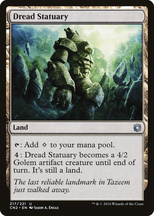 Dread Statuary (CN2-217) [Conspiracy: Take the Crown] MTG Single Wizards of the Coast