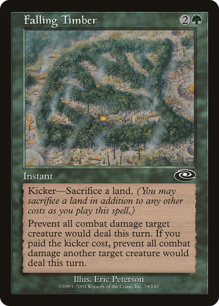 Falling Timber (PLS-079) [Planeshift] Foil MTG Single Wizards of the Coast