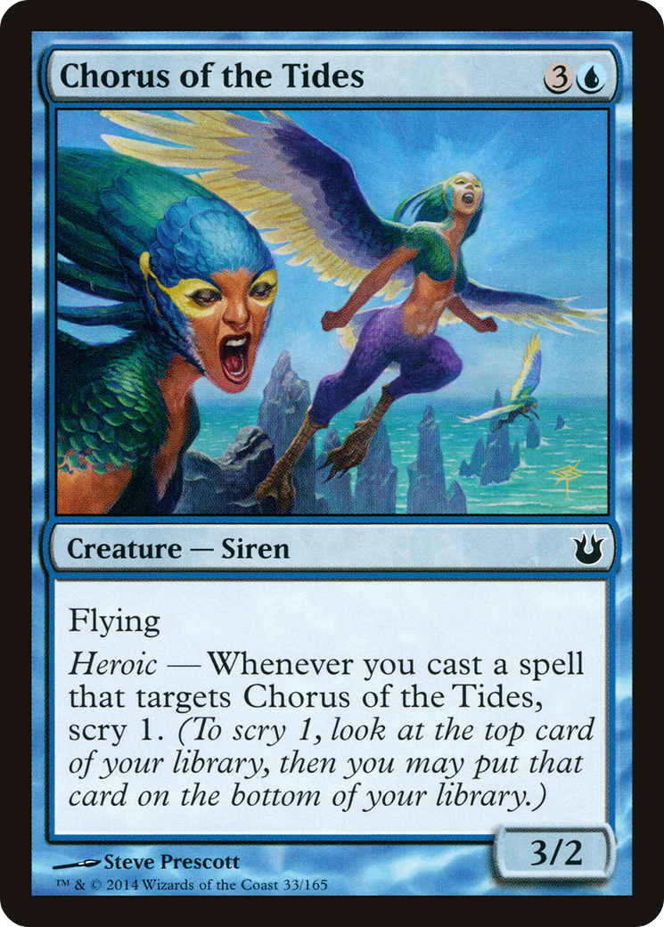 Chorus of the Tides (BNG-033) [Born of the Gods] MTG Single Wizards of the Coast