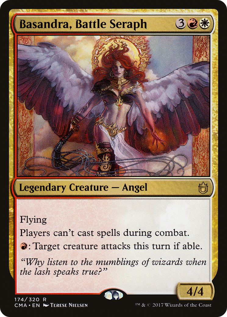 Basandra, Battle Seraph (CMA-174) [Commander Anthology] MTG Single Wizards of the Coast
