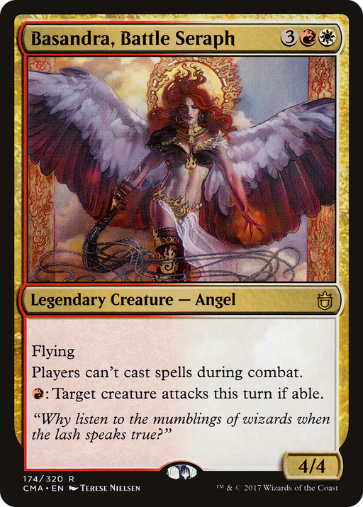 Basandra, Battle Seraph (CMA-174) [Commander Anthology] MTG Single Wizards of the Coast