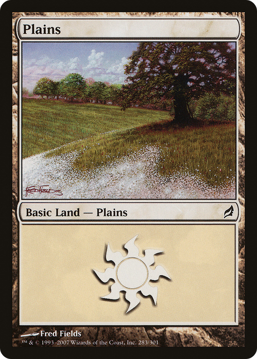 Plains (LRW-283) [Lorwyn] Foil MTG Single Wizards of the Coast