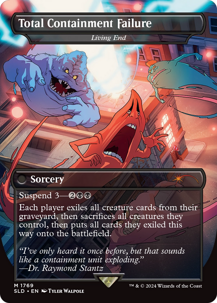 Total Containment Failure - Living End (SLD-1769) [Secret Lair] Drop (Borderless) MTG Single Wizards of the Coast