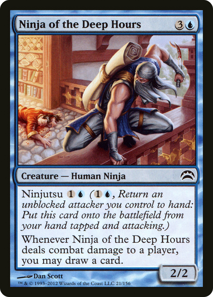 Ninja of the Deep Hours (PC2-021) [Misc] Planechase 2012 MTG Single Wizards of the Coast