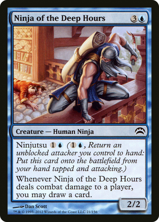 Ninja of the Deep Hours (PC2-021) [Misc] Planechase 2012 MTG Single Wizards of the Coast