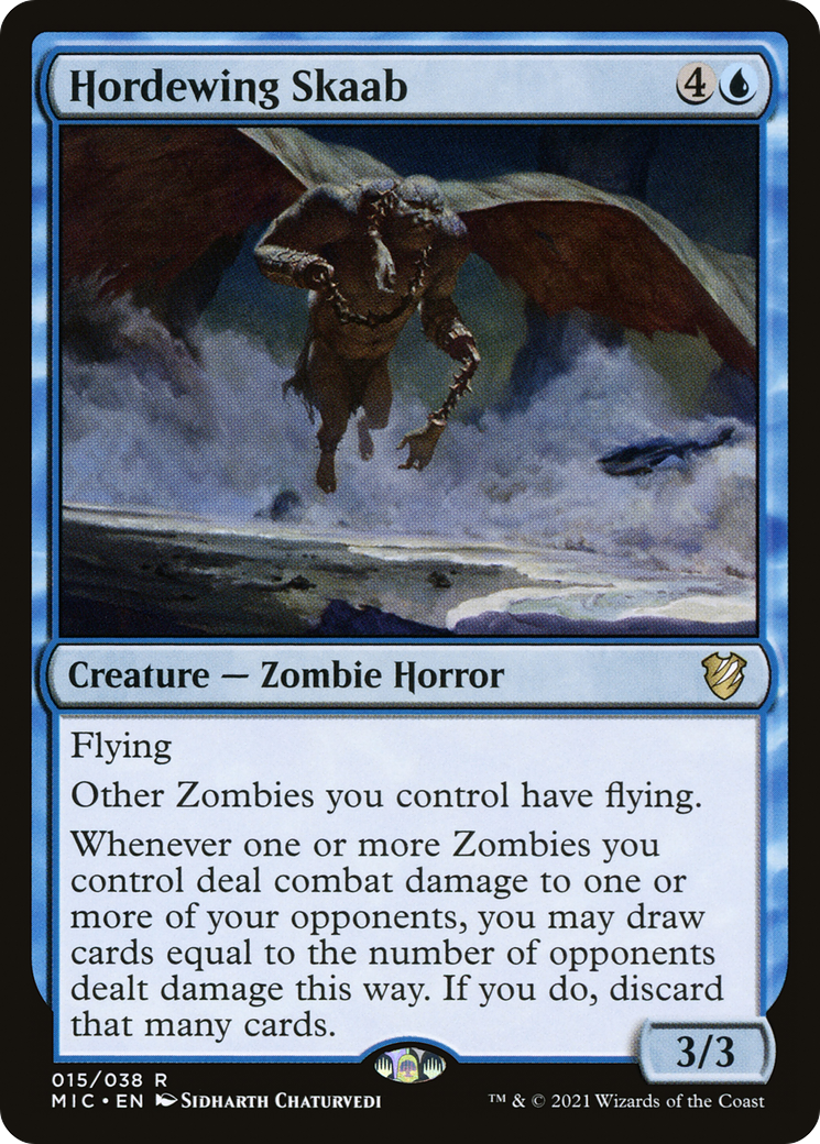 Hordewing Skaab (MIC-015) [Midnight Hunt Commander] MTG Single Wizards of the Coast