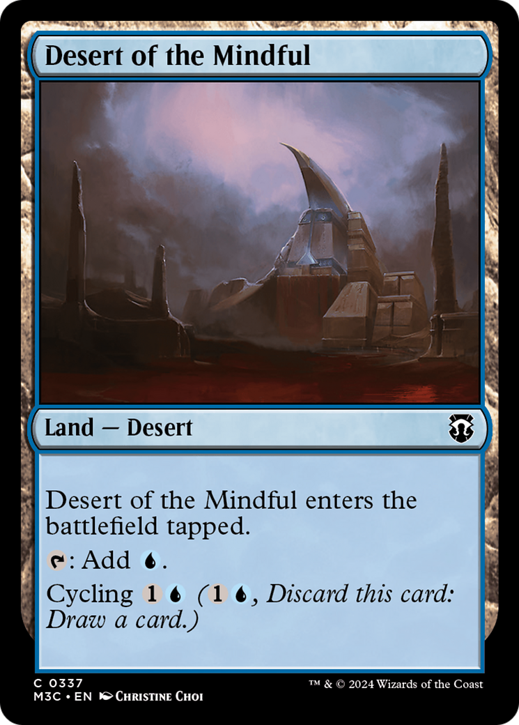 Desert of the Mindful (M3C-337) [Modern Horizons 3 Commander] MTG Single Wizards of the Coast