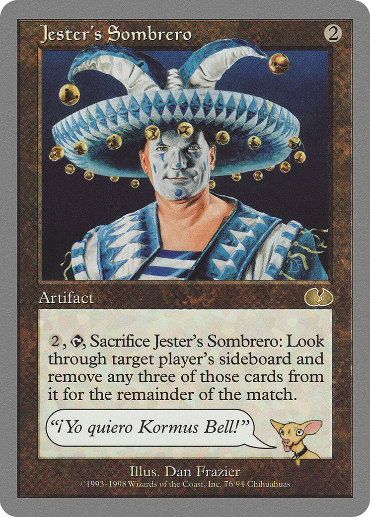 Jester's Sombrero (UGL-076) [Unglued] MTG Single Wizards of the Coast