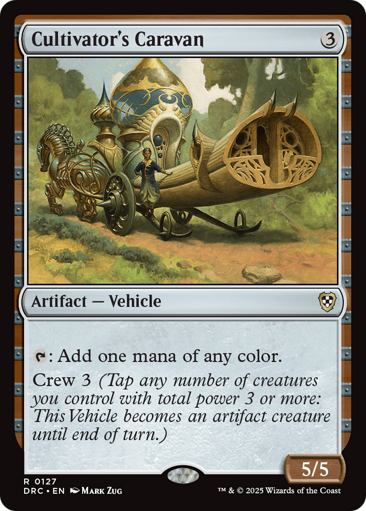 Cultivator's Caravan (DRC-127) [Aetherdrift Commander] MTG Single Wizards of the Coast