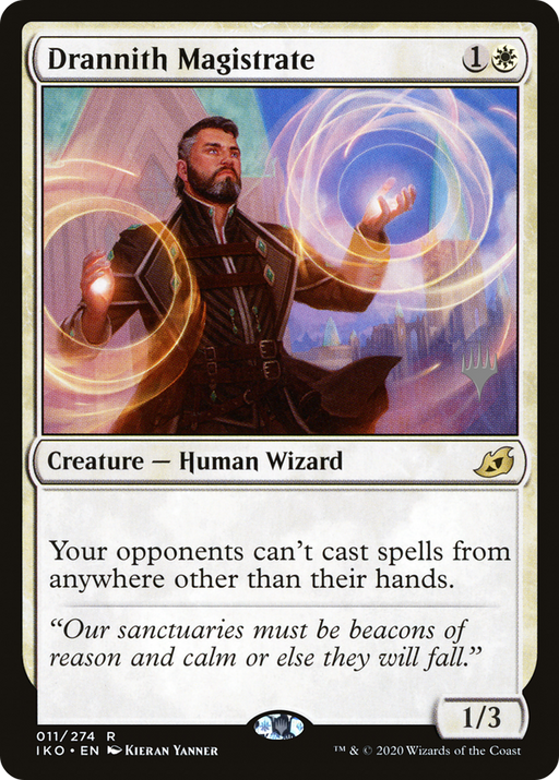 Drannith Magistrate (PPIKO-011) [Ikoria: Lair of Behemoths Promos] Foil MTG Single Wizards of the Coast