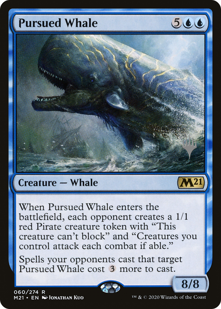 Pursued Whale (PPM21-60P) [Core Set 2021 Promos] MTG Single Wizards of the Coast