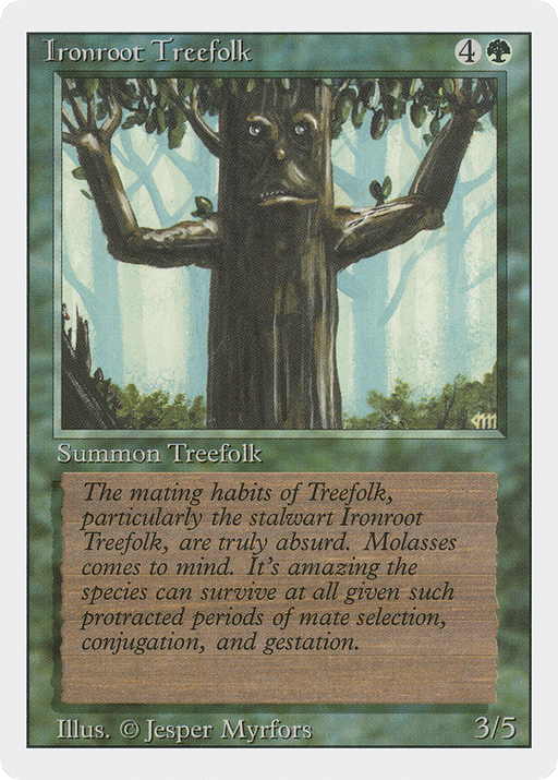Ironroot Treefolk (3ED-) [Revised Edition] MTG Single Wizards of the Coast