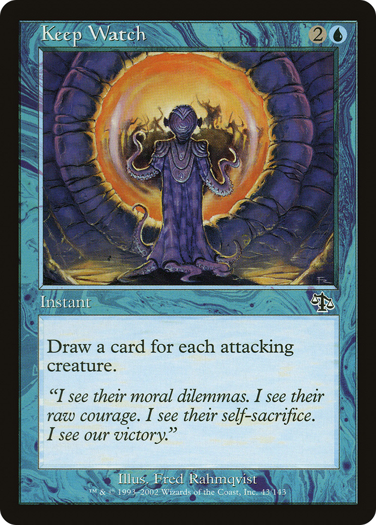 Keep Watch (JUD-043) [Judgment] Foil MTG Single Wizards of the Coast