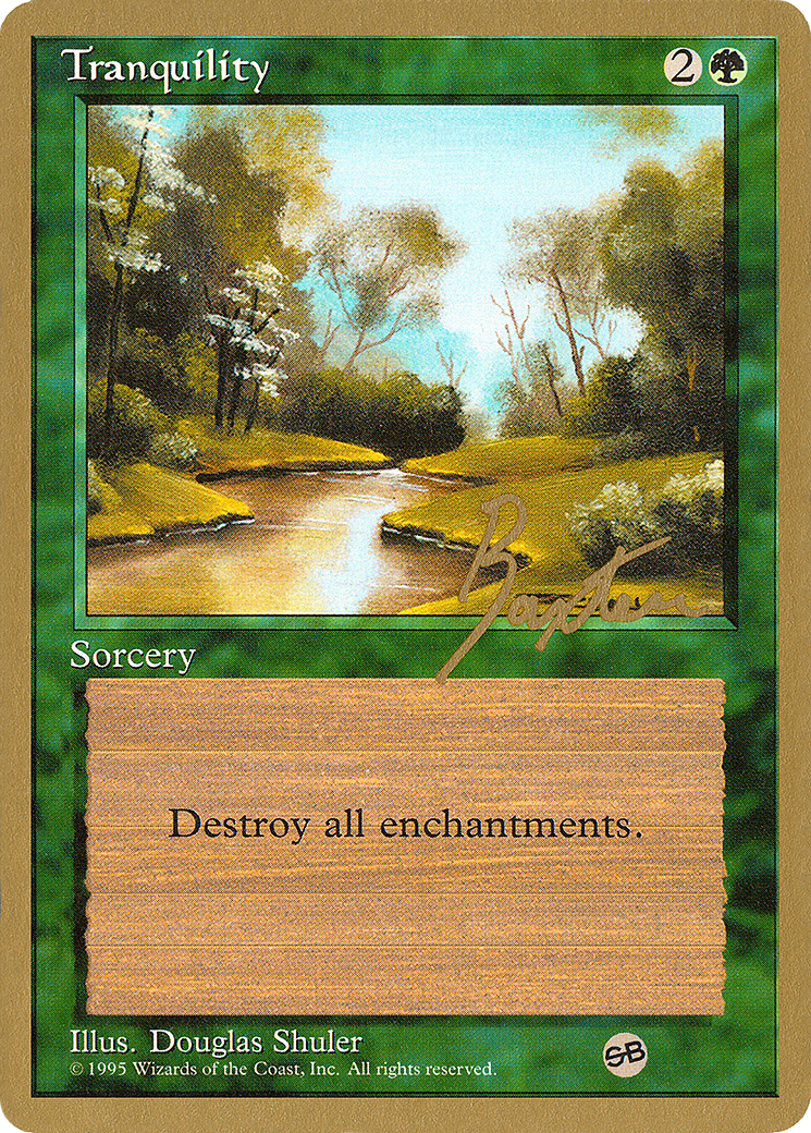 Tranquility - 1996 George Baxter (4ED) (SB) (WCD-) [Misc] Pro Tour Collector Set MTG Single Wizards of the Coast