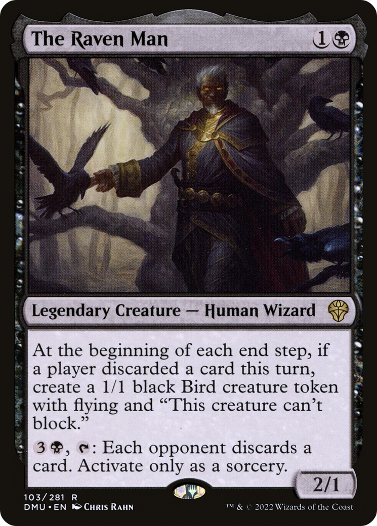 The Raven Man (DMU-103) [Dominaria United] MTG Single Wizards of the Coast