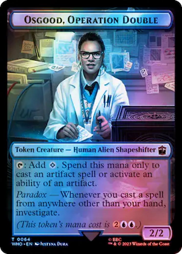 Osgood, Operation Double (TWHO-064) [Tokens] Doctor Who Tokens Foil MTG Single Wizards of the Coast