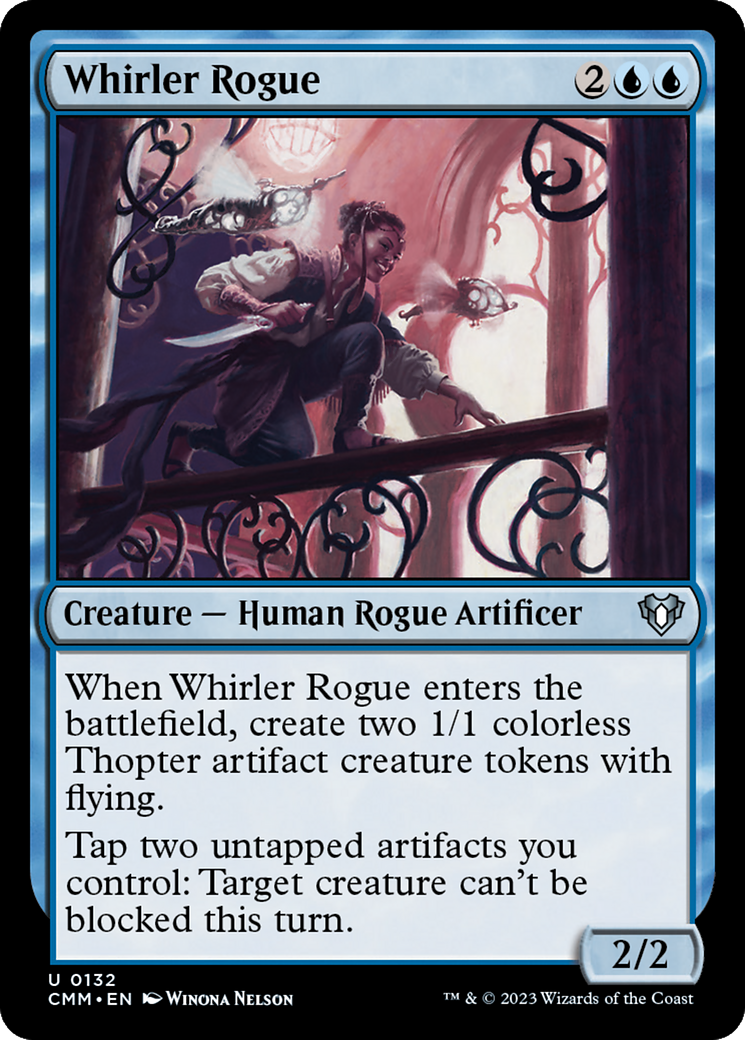 Whirler Rogue (CMM-132) [Commander Masters] Foil MTG Single Wizards of the Coast