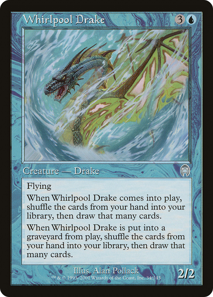 Whirlpool Drake (APC-034) [Apocalypse] Foil MTG Single Wizards of the Coast