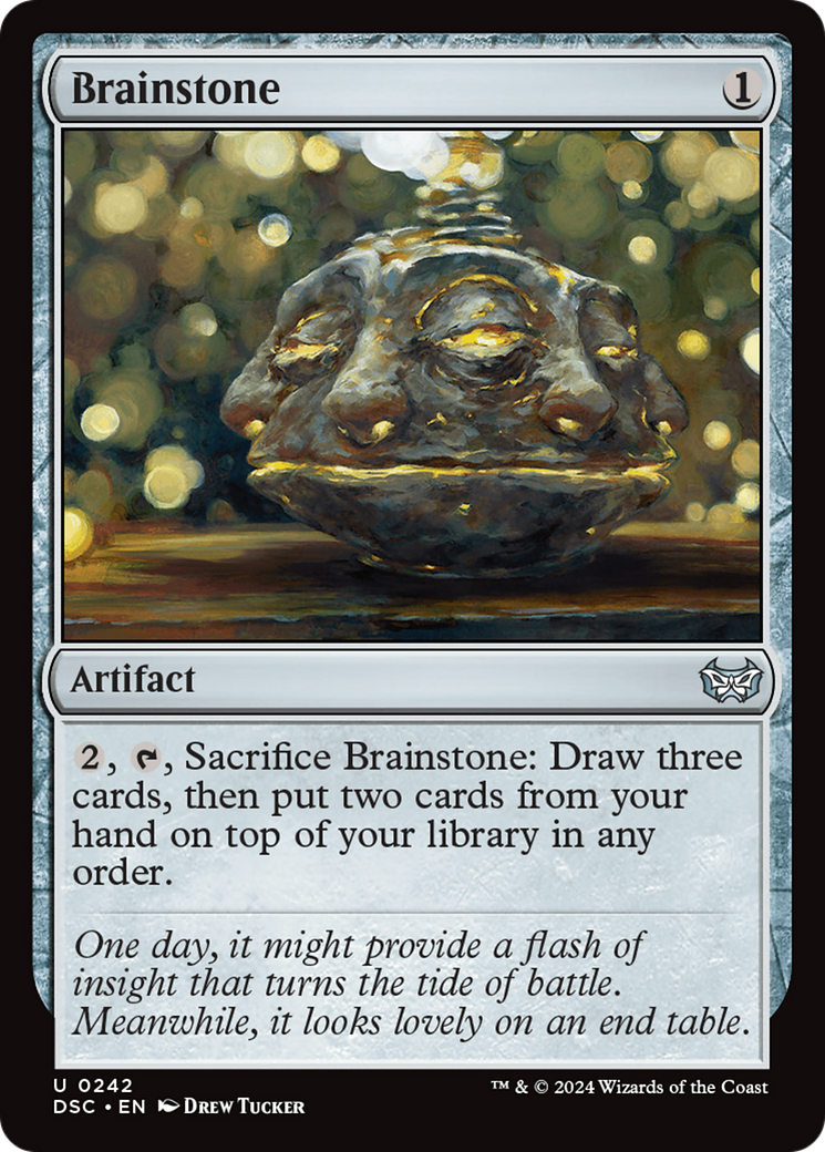 Brainstone (DSC-242) [Duskmourn: House of Horror Commander] MTG Single Wizards of the Coast